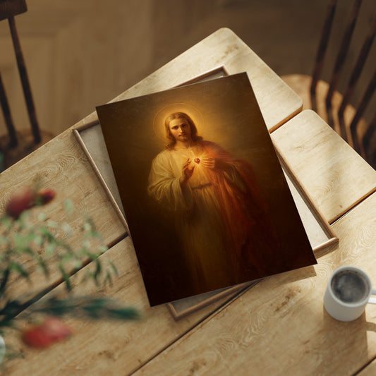 Faith Rests On Weathered Wood