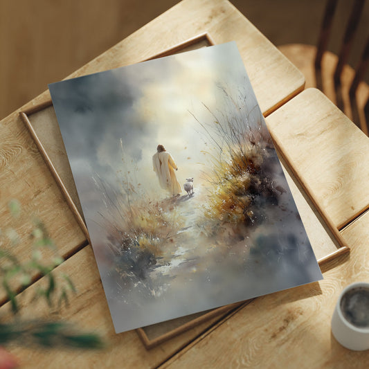 Faithful Steps Through Morning Mist