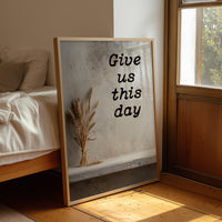 Morning Prayer On Wooden Table
