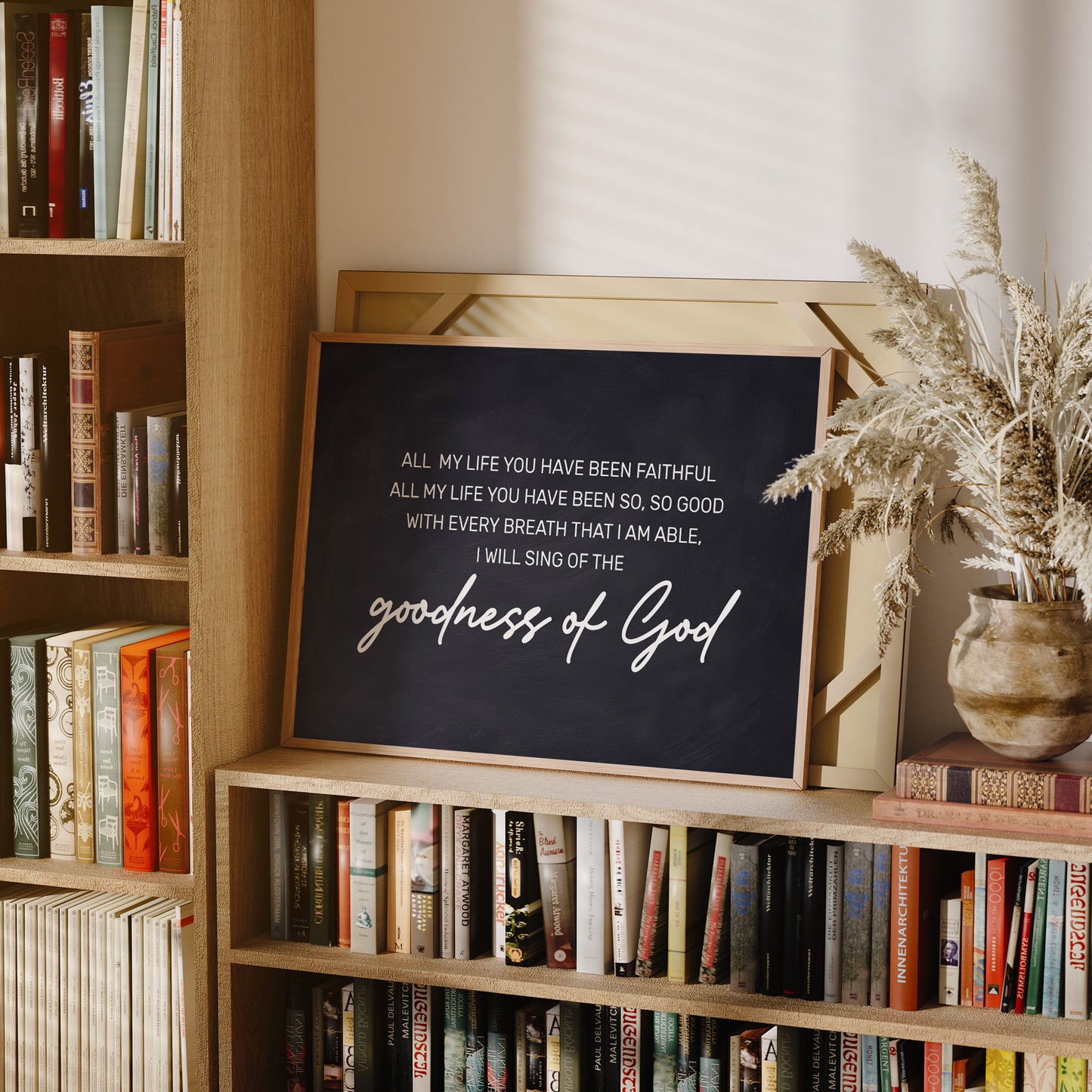 Sacred Verses Among Quiet Shelves