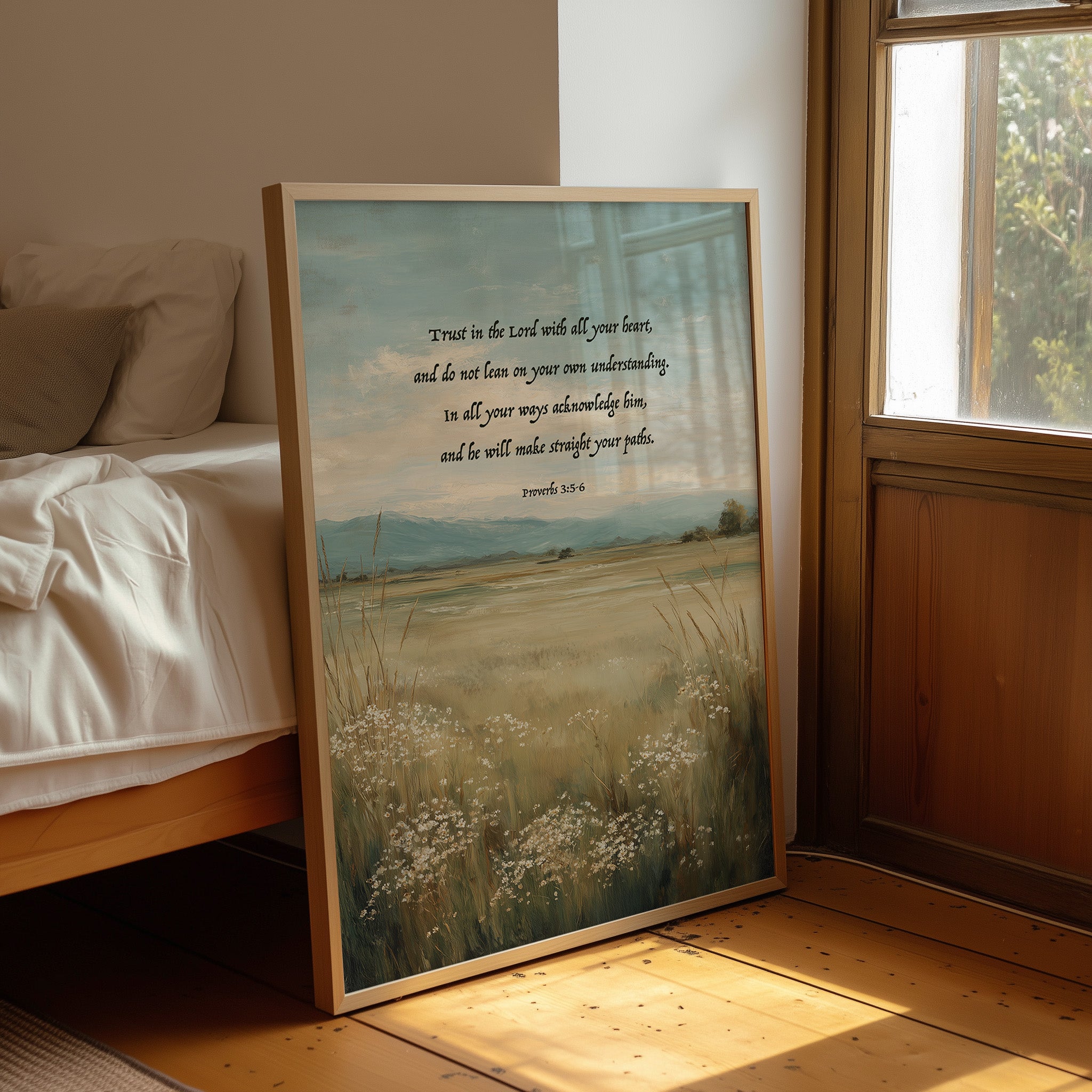 Coastal Wisdom On Wooden Table