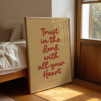 Faith Words In Warm Clay