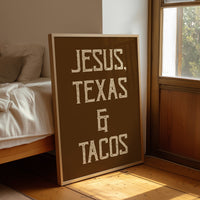 Faith Speaks In Rustic Letters
