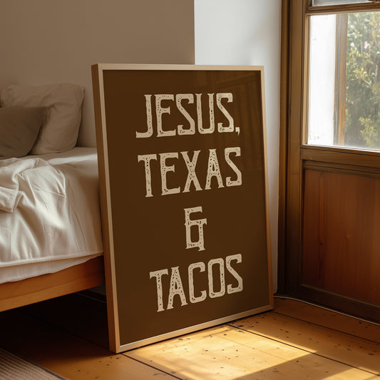 Faith Speaks In Rustic Letters