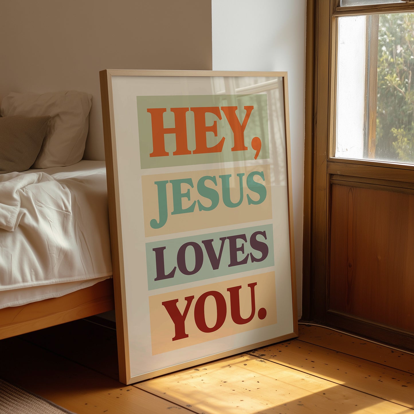 Faith Speaks In Color Blocks