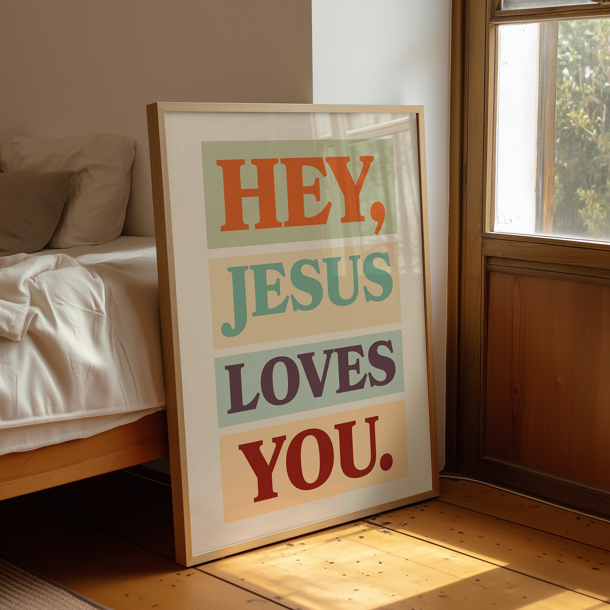 Faith Speaks In Color Blocks