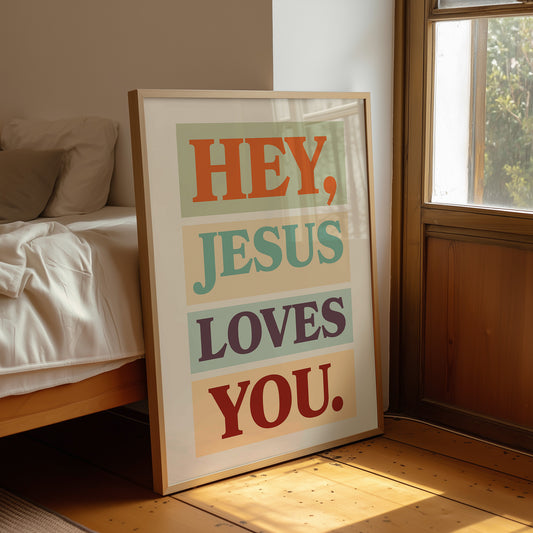 Faith Speaks In Color Blocks