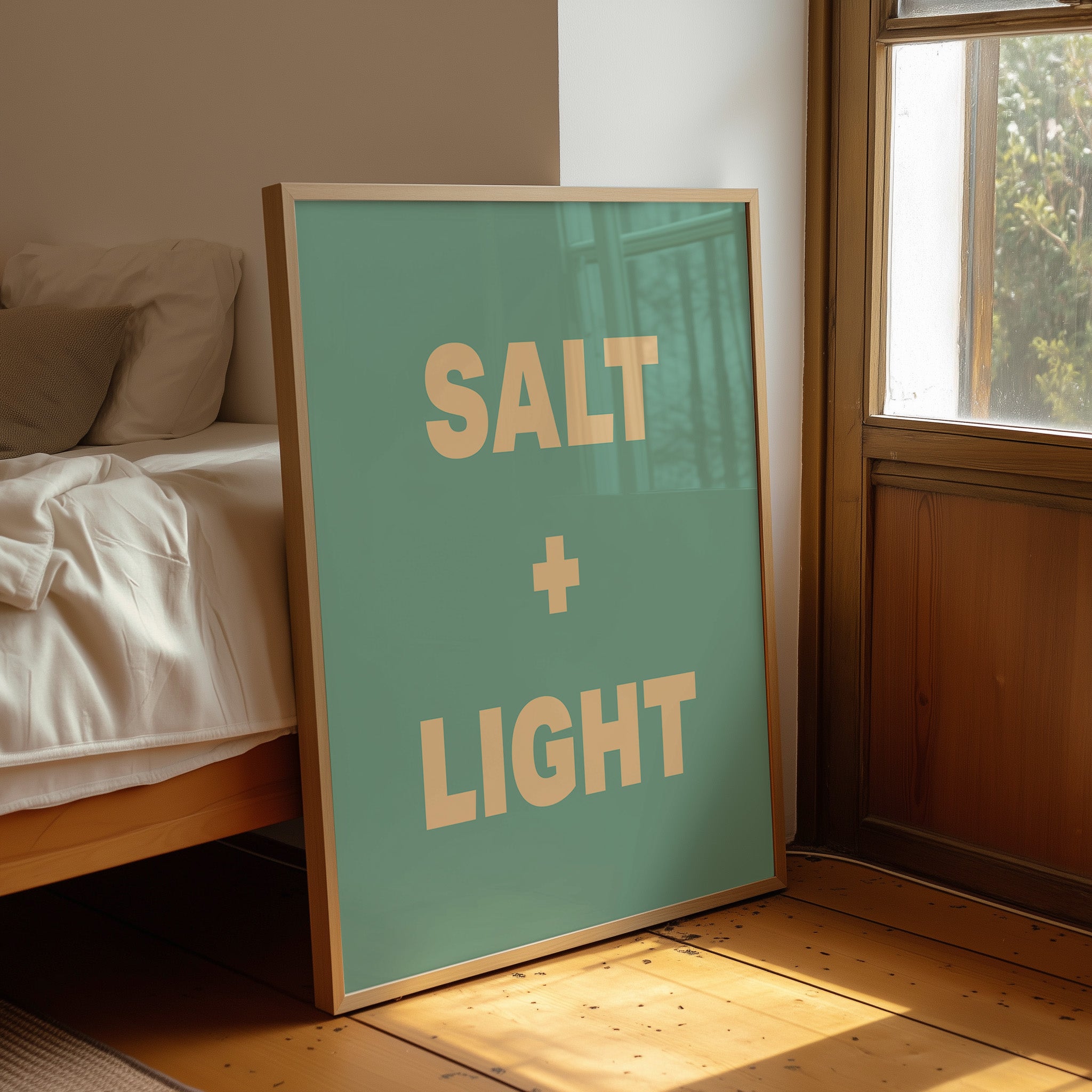 Coastal Words In Sage Simplicity