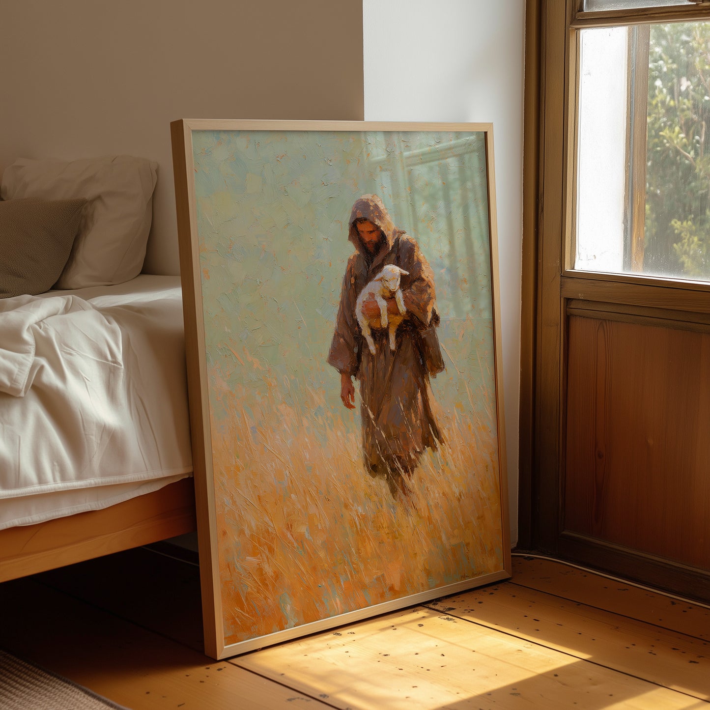 Gentle Guardian in Golden Fields
