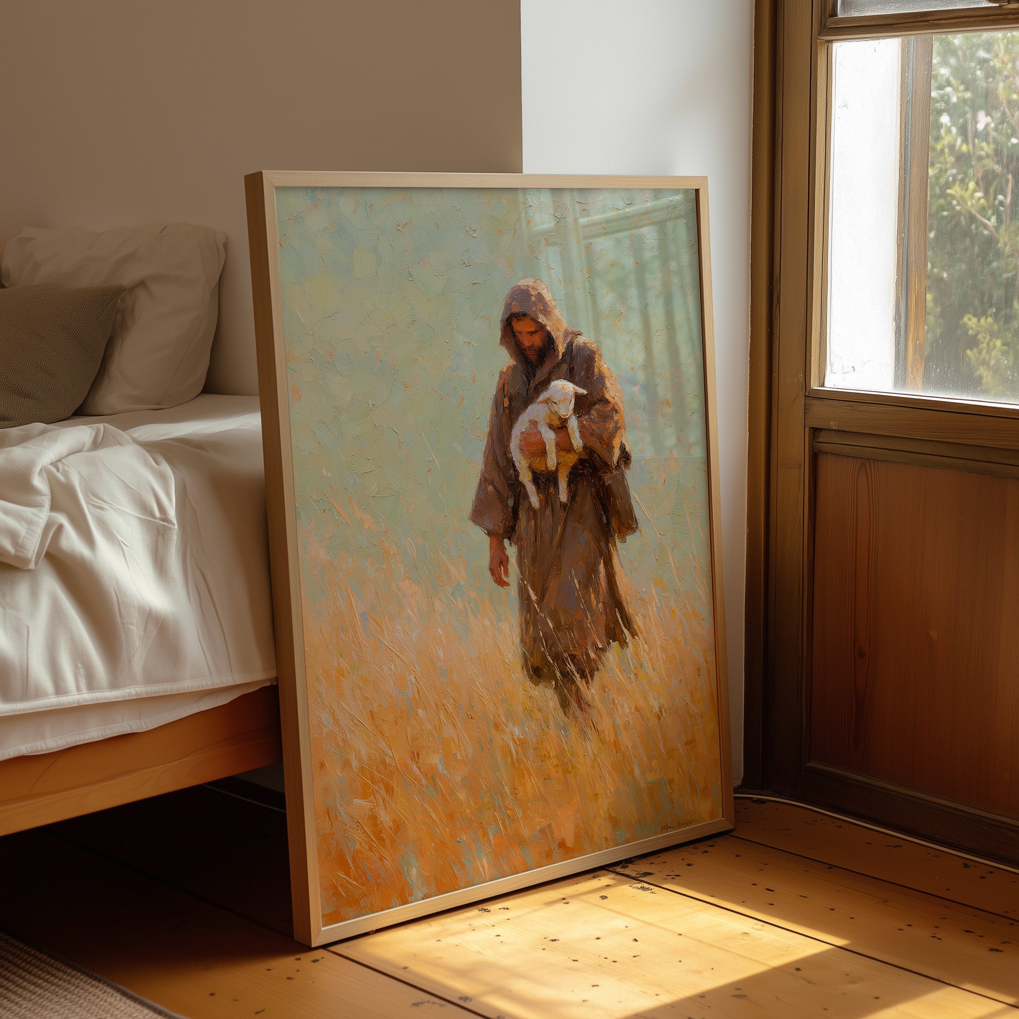 Gentle Guardian in Golden Fields