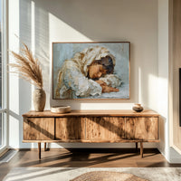 Textured Solitude in Cream and Sienna