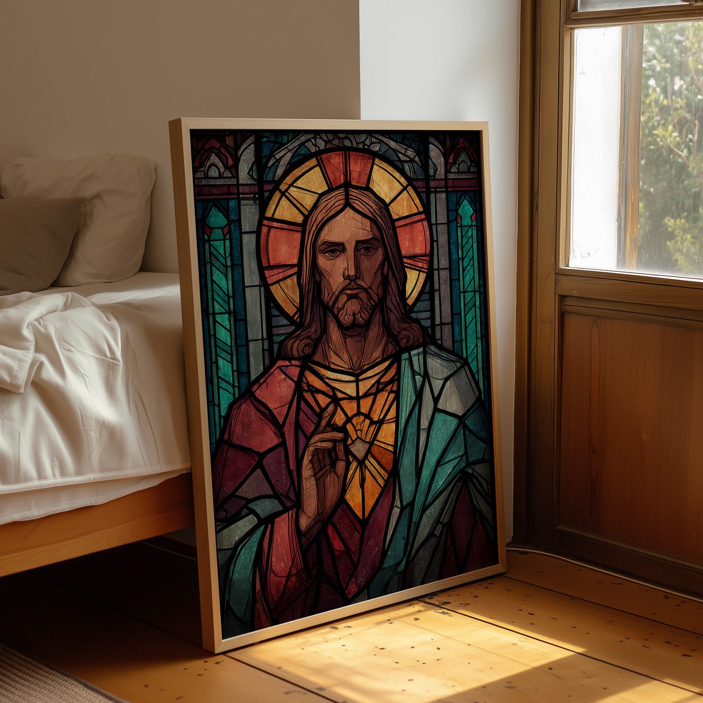 Sacred Light Through Fractured Glass