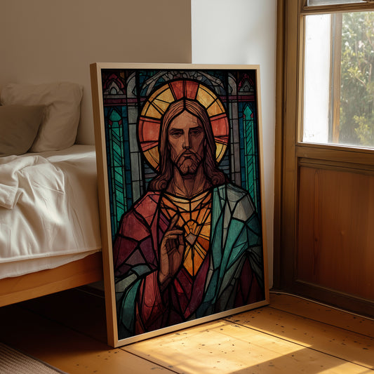Sacred Light Through Fractured Glass