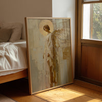 Ethereal Guardian in Golden Light