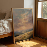 Shepherd's Solace Under Pastel Skies