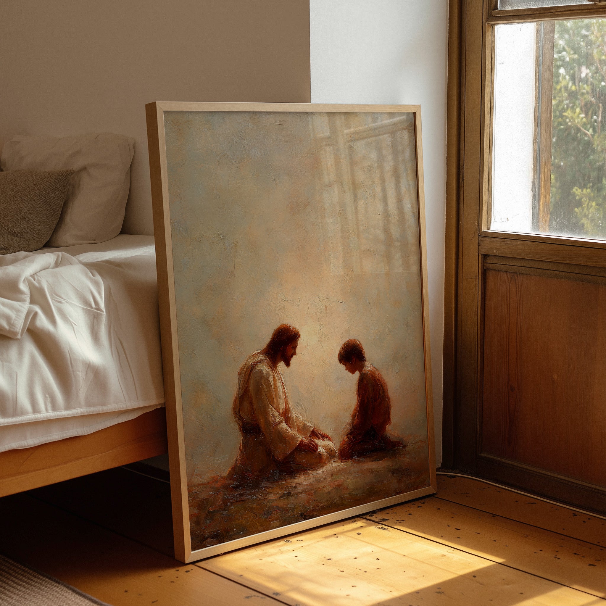Sacred Moment in Gentle Light