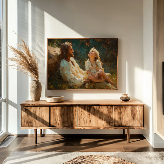Joyful Moments in Golden Light