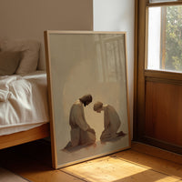 Sacred Moment in Golden Light