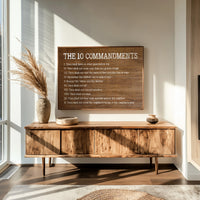Ancient Wisdom On Wooden Canvas