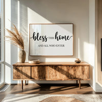 Threshold Blessing In Elegant Script