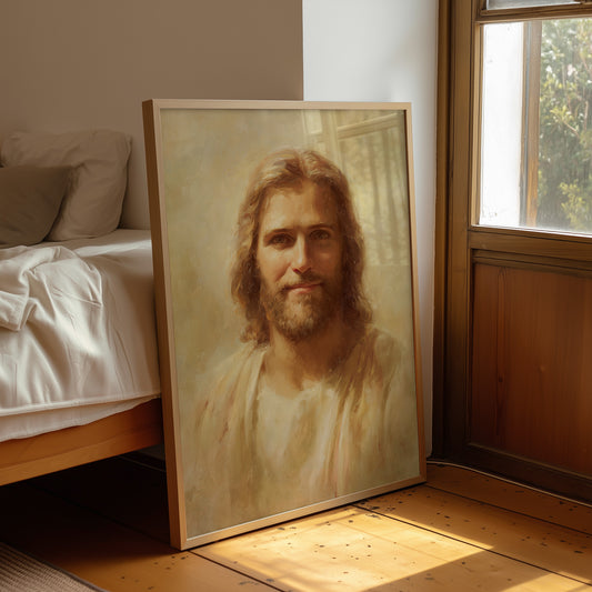 Divine Radiance Captured In Brushstrokes