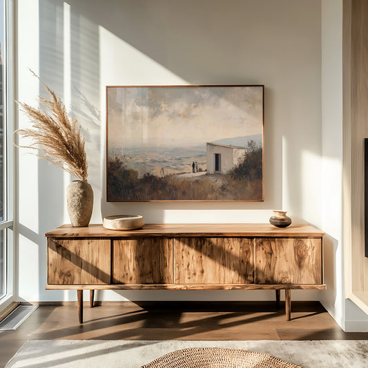 Silent Watchers Above Valley's Dream