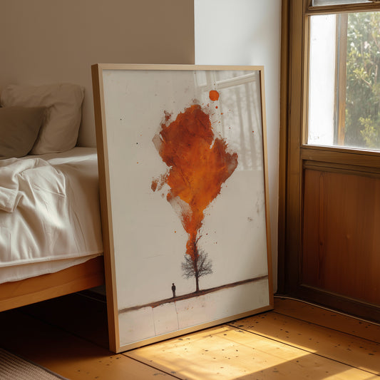Autumn Inferno Breathes Above Solitude