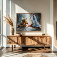 Sacred Devotion Through Impasto Light