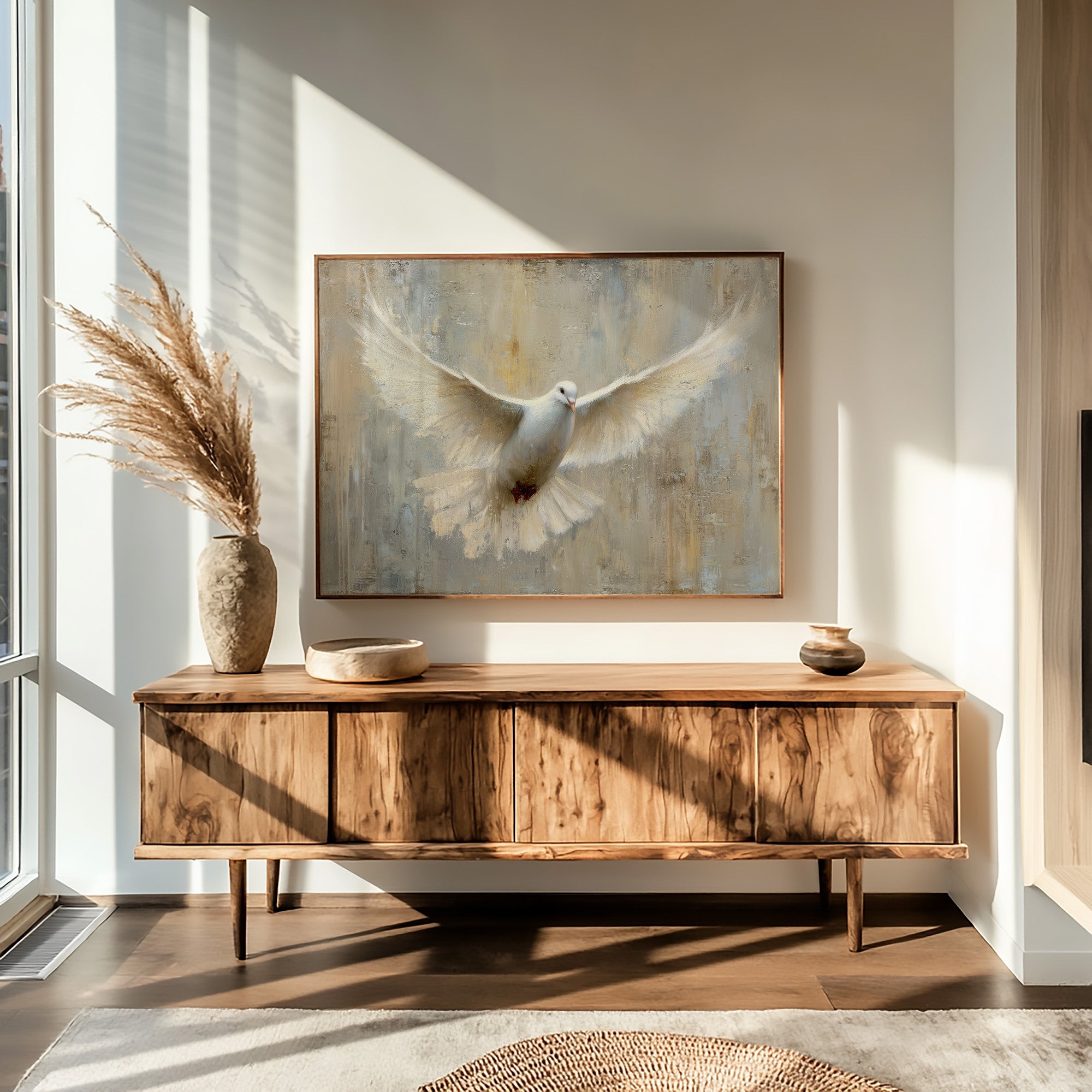 Celestial Messenger in Ivory Flight