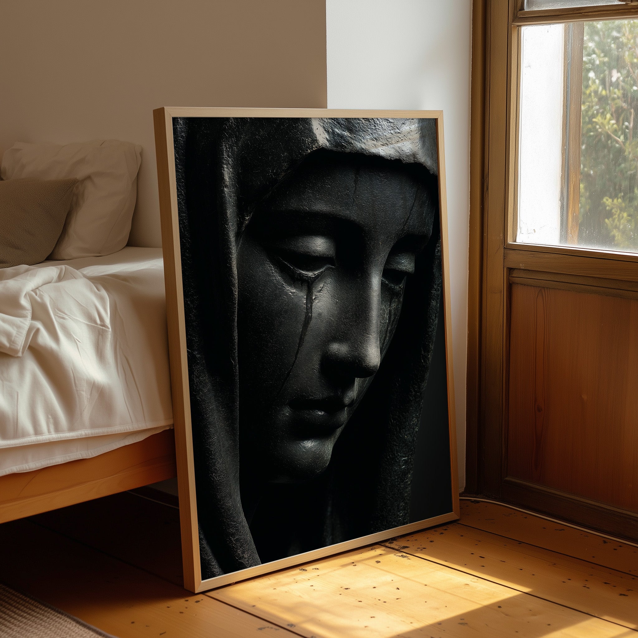 Obsidian Tears Carve Silent Prayers