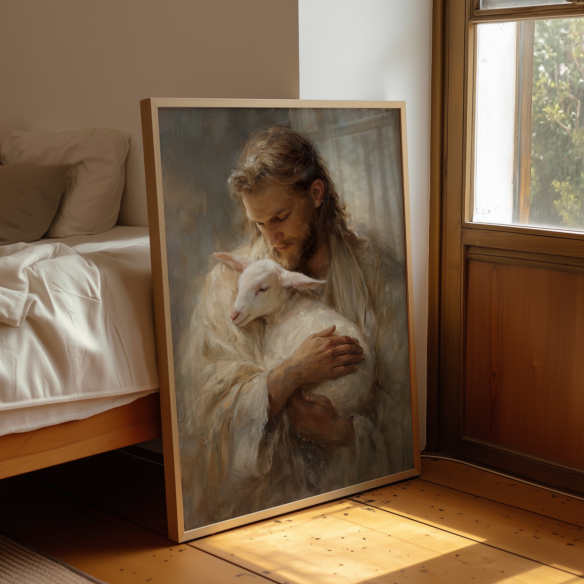 Gentle Guardian Cradles Innocence