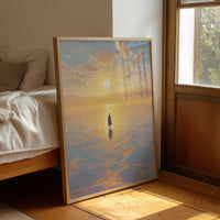 Solitary Pilgrim on Crystalline Horizon