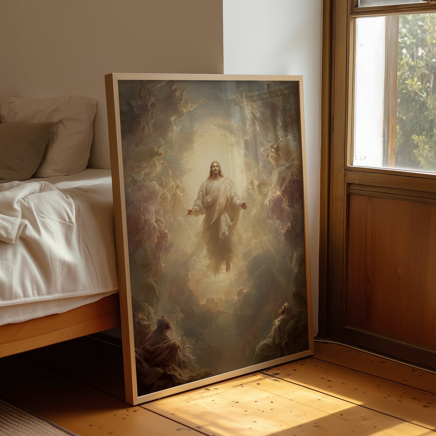 Divine Ascension Through Parted Heavens