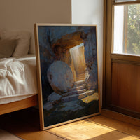Empty Tomb Bathes in Resurrection Light