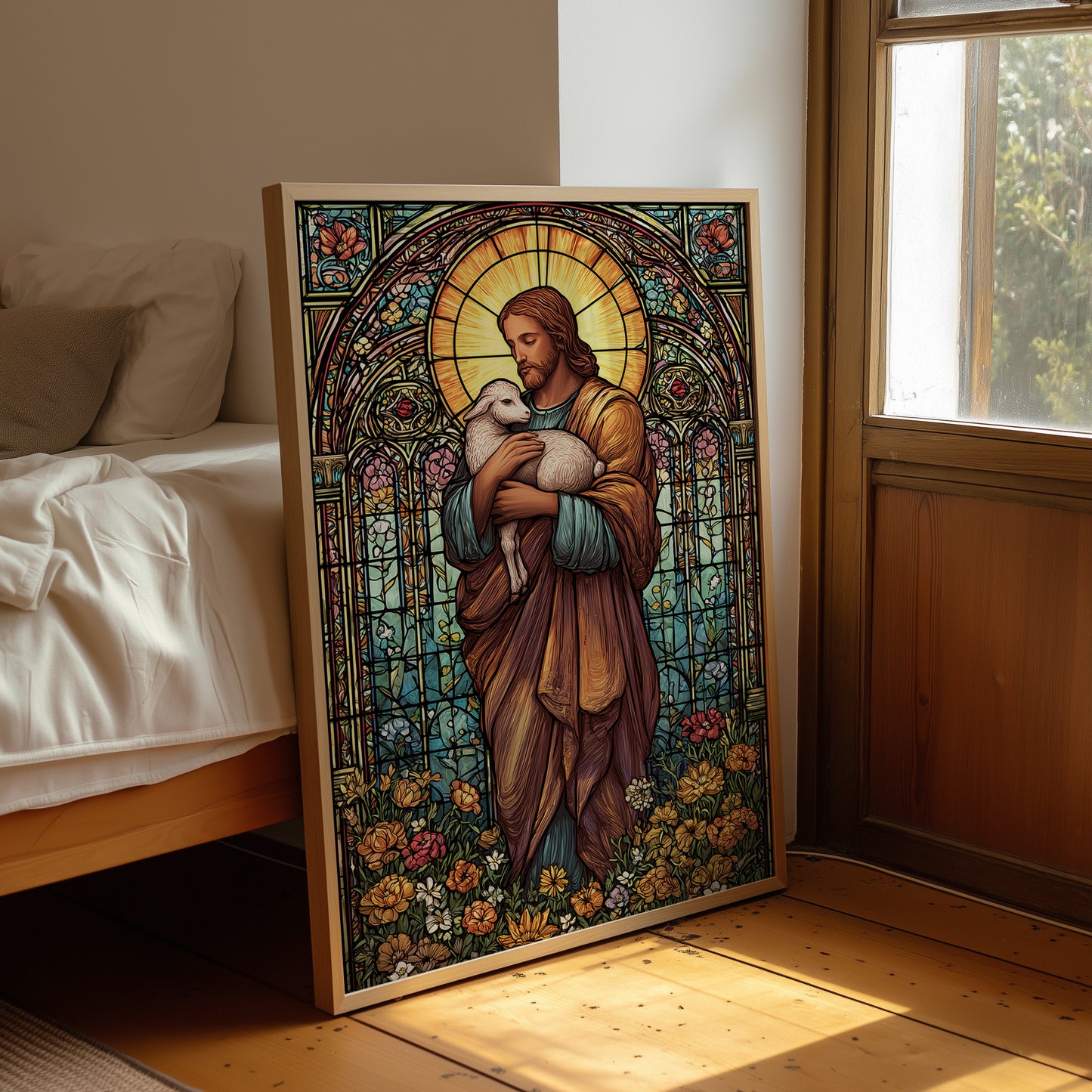 Radiant Guardian Cradles Innocence