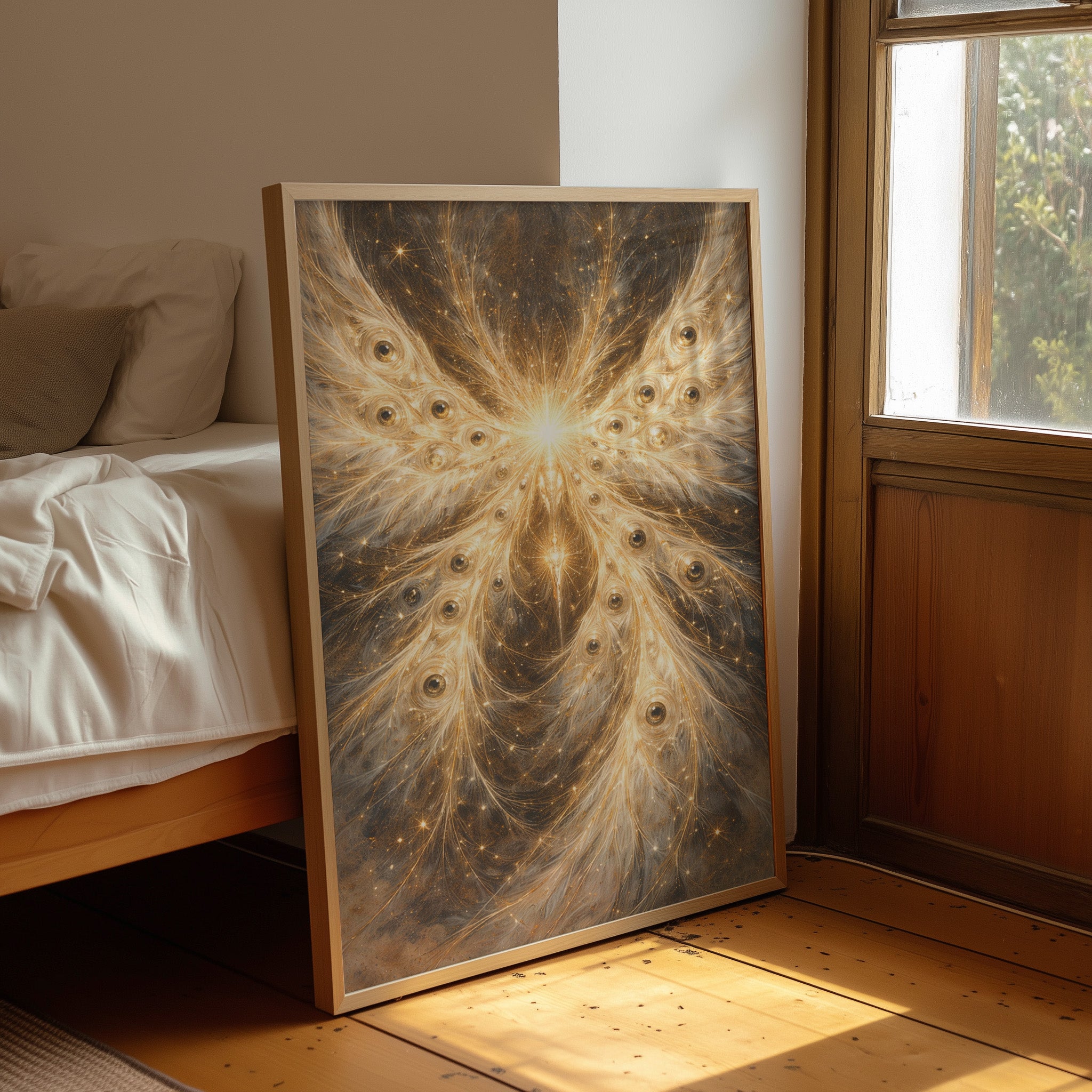 Celestial Phoenix Rises From Cosmic Ember