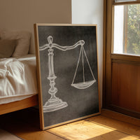 Balance Whispers in Chalk and Shadow