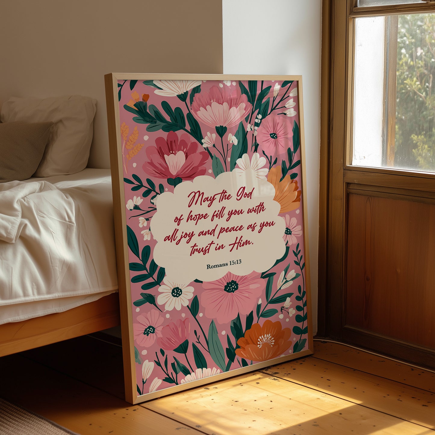 Blossoms of Faith: Scripture's Gentle Promise - Romans 15:13