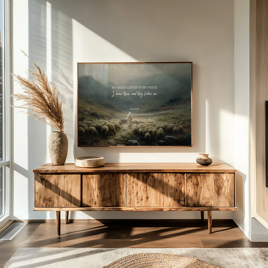 Sacred Whispers Guide Mountain Flock John 10:27