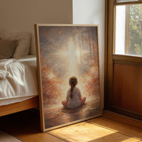 Celestial Whispers Guide Innocent Prayer