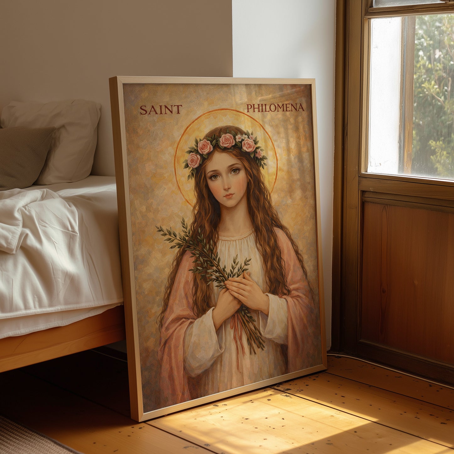 Saint Philomena in Quiet Devotion