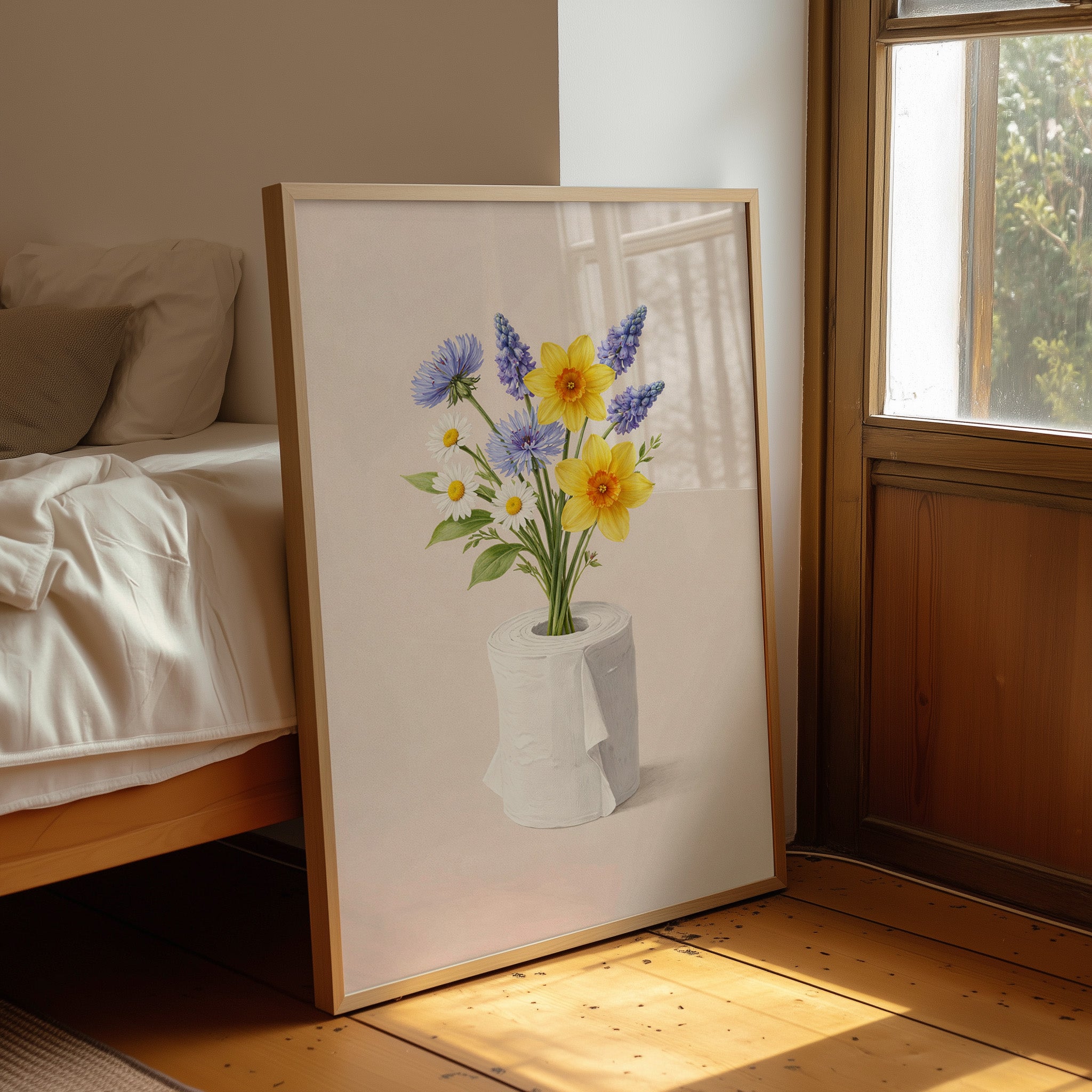 Pandemic Bloom: Spring's Defiant Arrangement