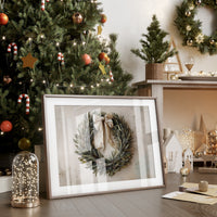 Evergreen Elegance Adorned With Silk