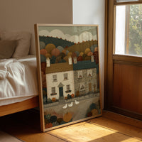 Autumn Cottages in the Rolling Hills