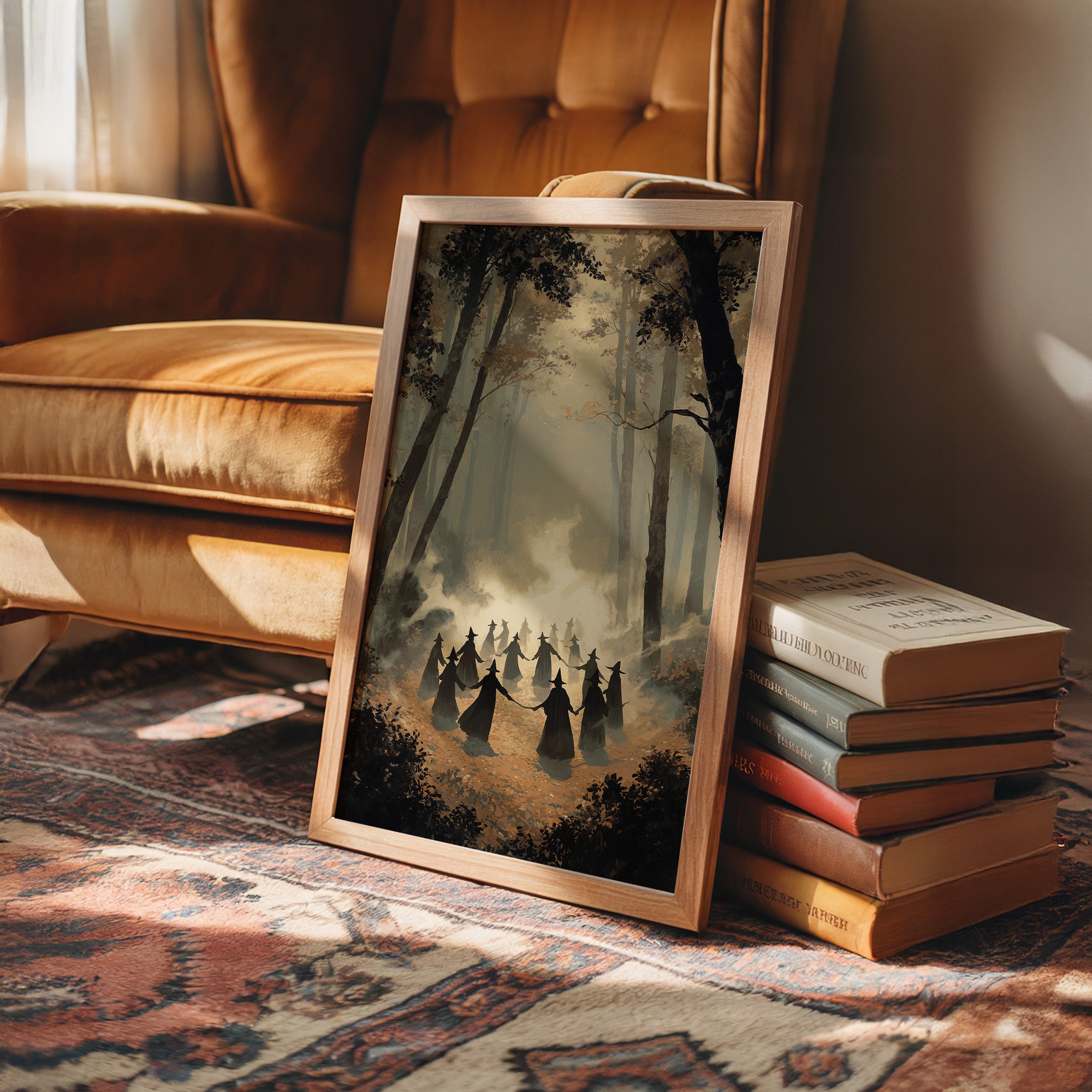 Misty Circle: Ancient Rites in Autumn Woods