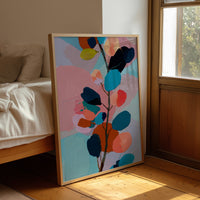 Abstract Botany in Pastel Symphony