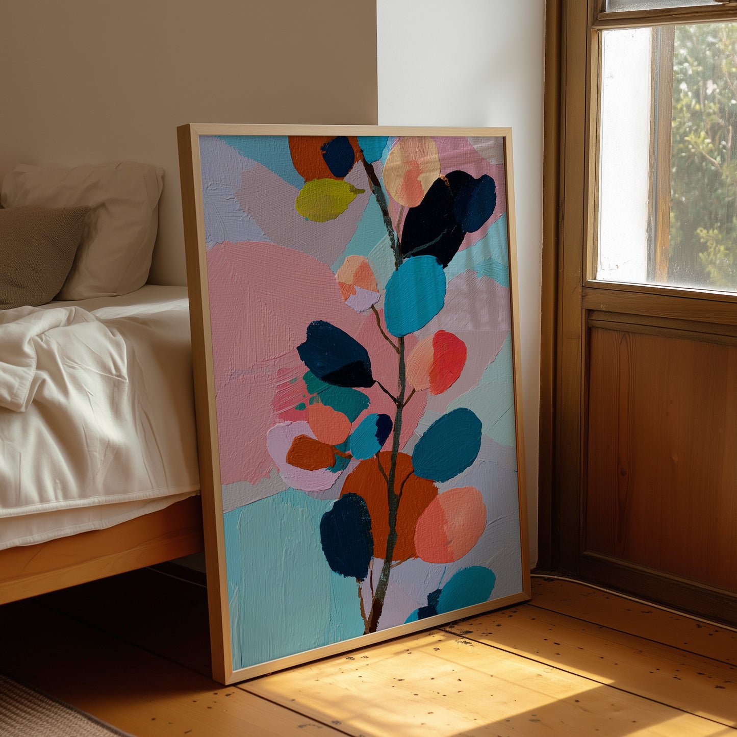 Abstract Botany in Pastel Symphony