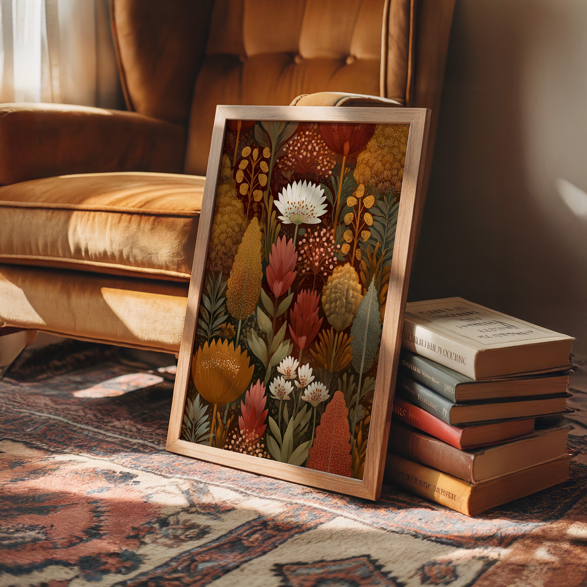 Autumnal Dreamscape: Flora in Warm Embrace