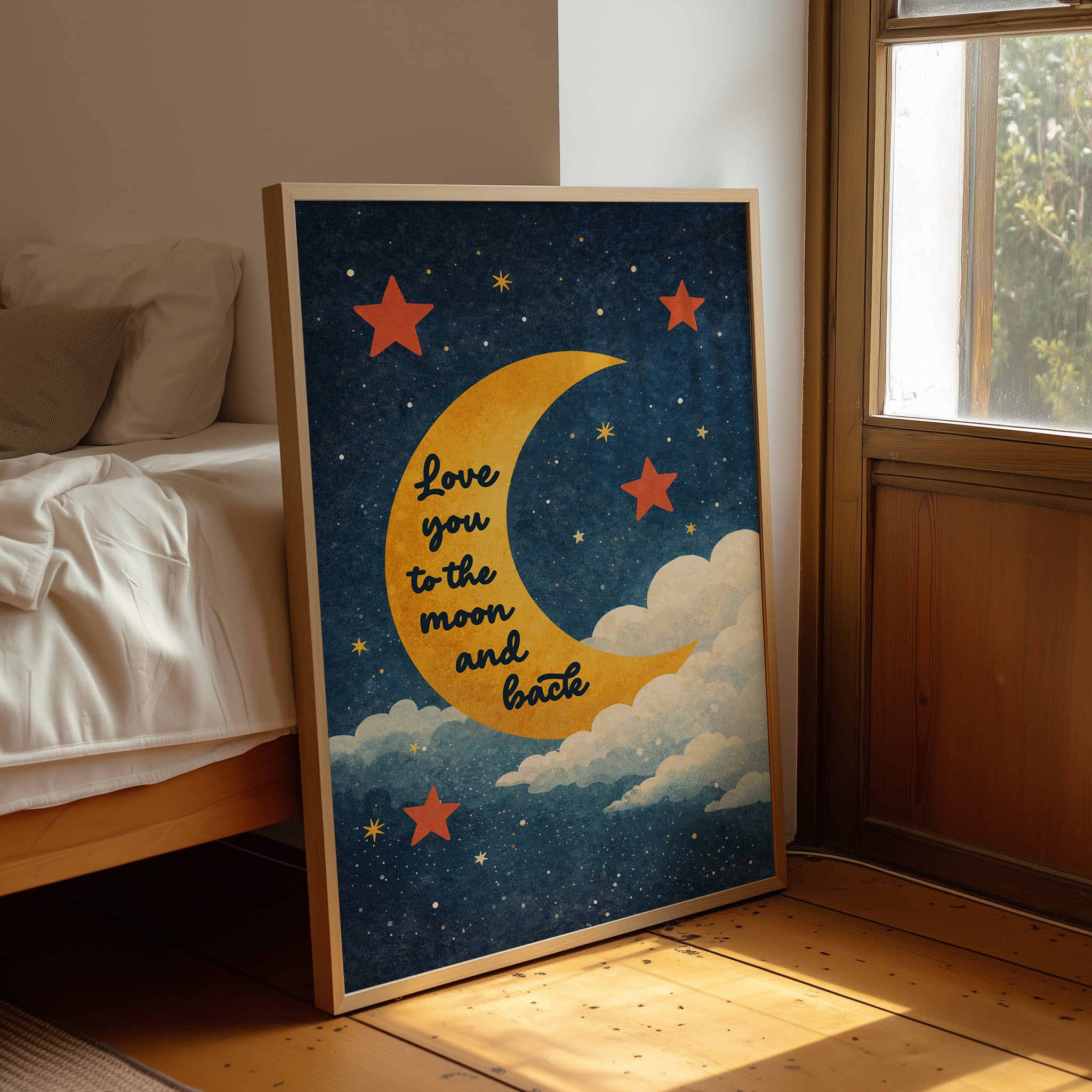 Celestial Promise in Midnight Blue