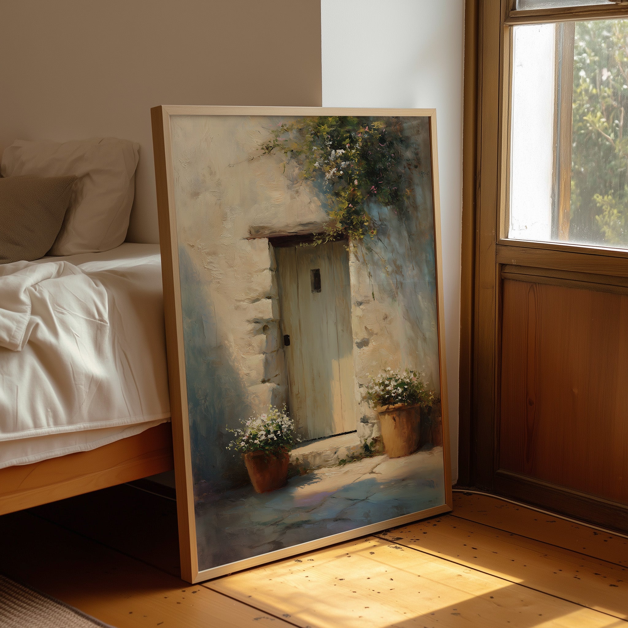 Mediterranean Threshold: Blossoms and Light